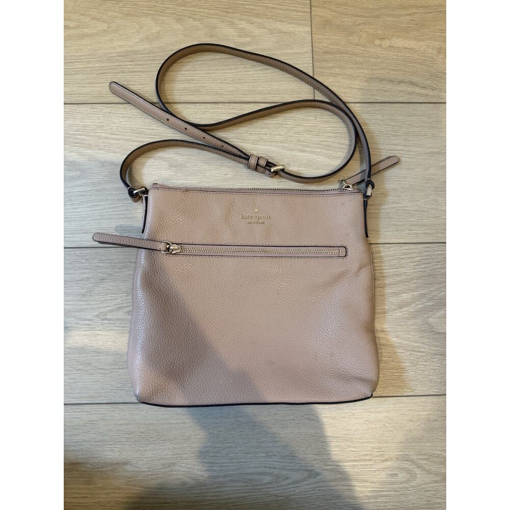 Kate Spade New York Crossbody Gabriele Hopkins Street Leather BROWN SUGAR 10x10